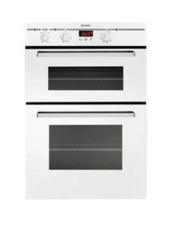 Indesit Fimd23Whs Built-In Double Electric Oven &Ndash; White